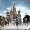 Москва, жара и ливень