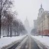 Первый снег в Москве