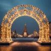 Новогодняя арка в Москве