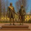 Памятник «Петр I и доктор Бидлоо»