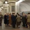 Люди в метро Москвы в 1935 году