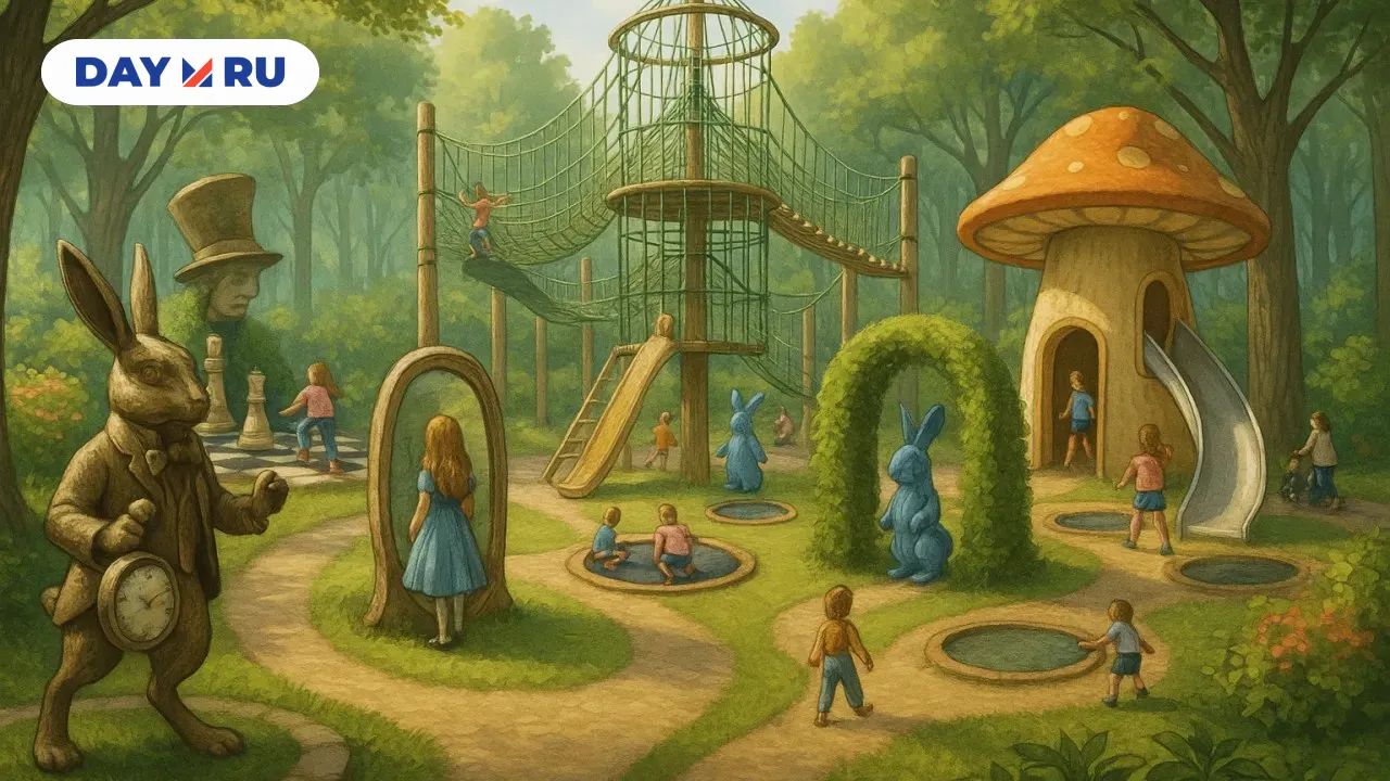 Площадка "Алиса в стране чудес"