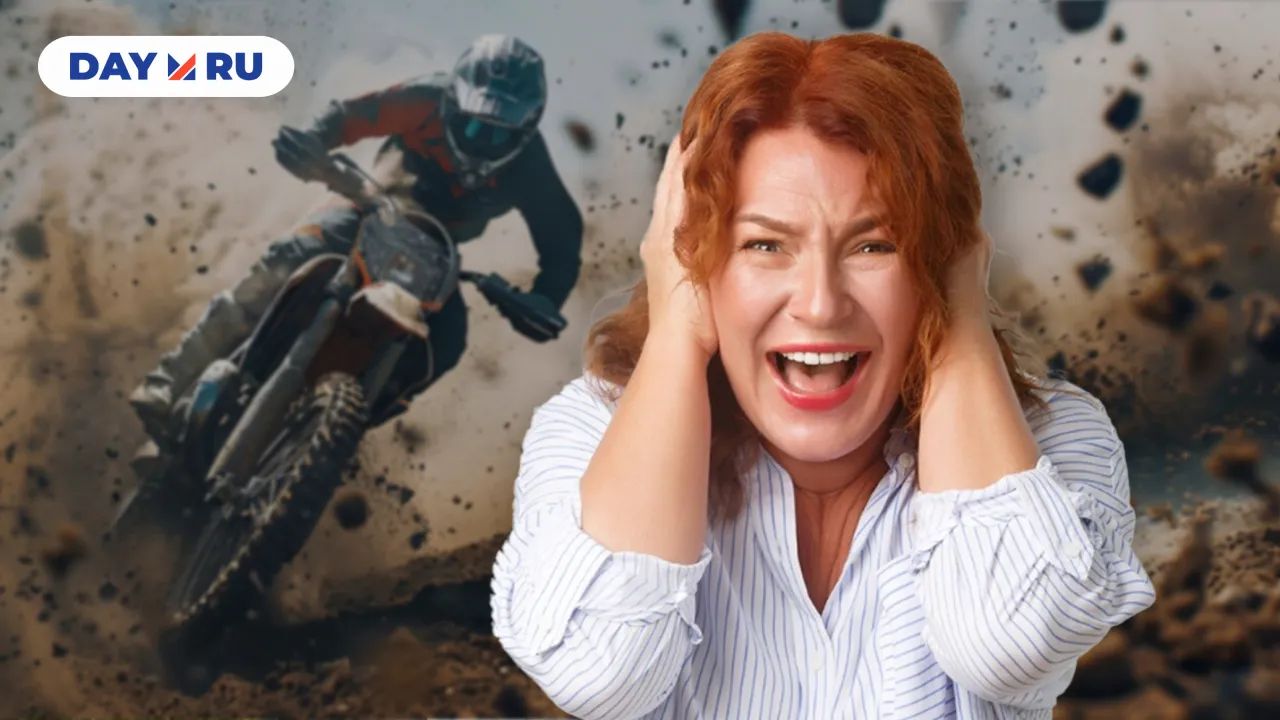 Шумные питбайкеры