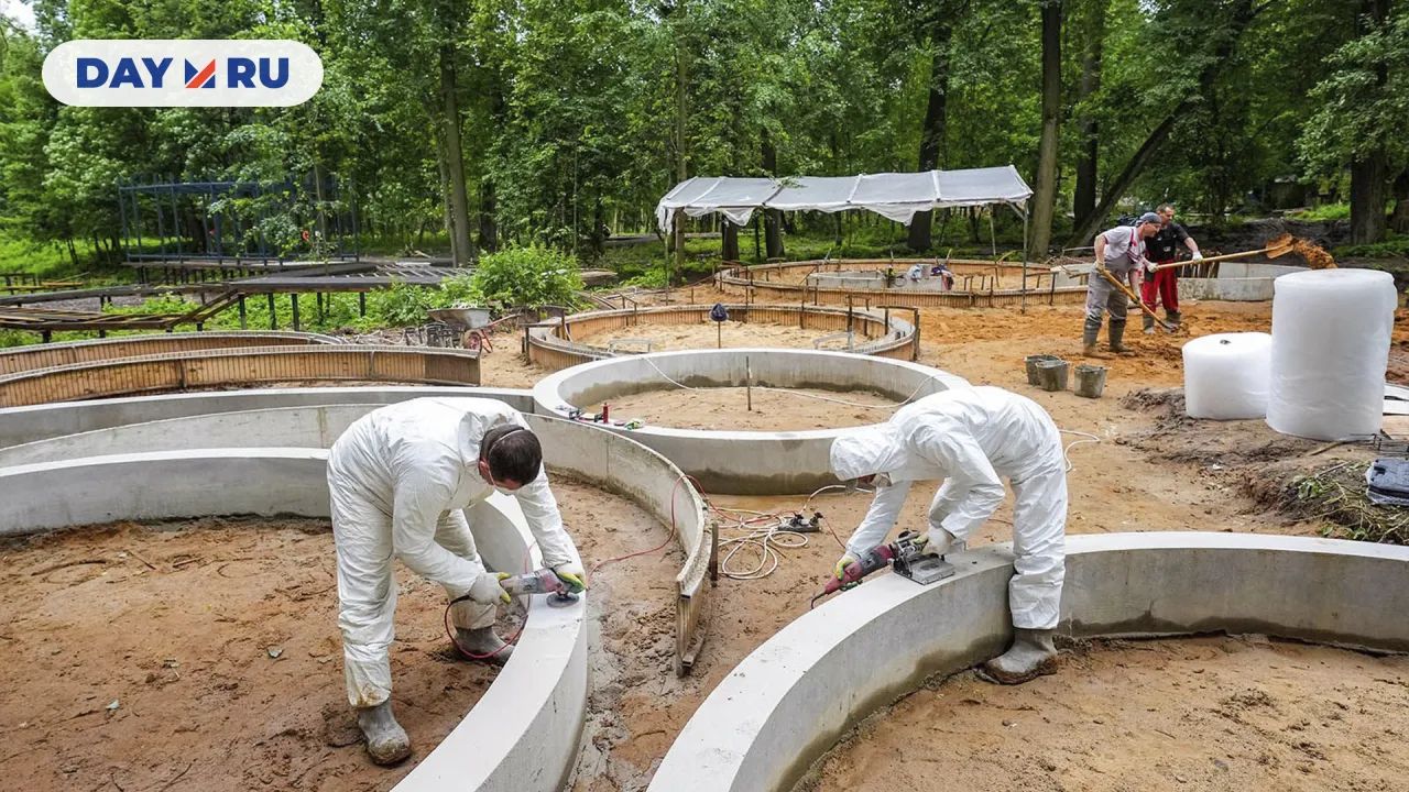 Благоустройство парка