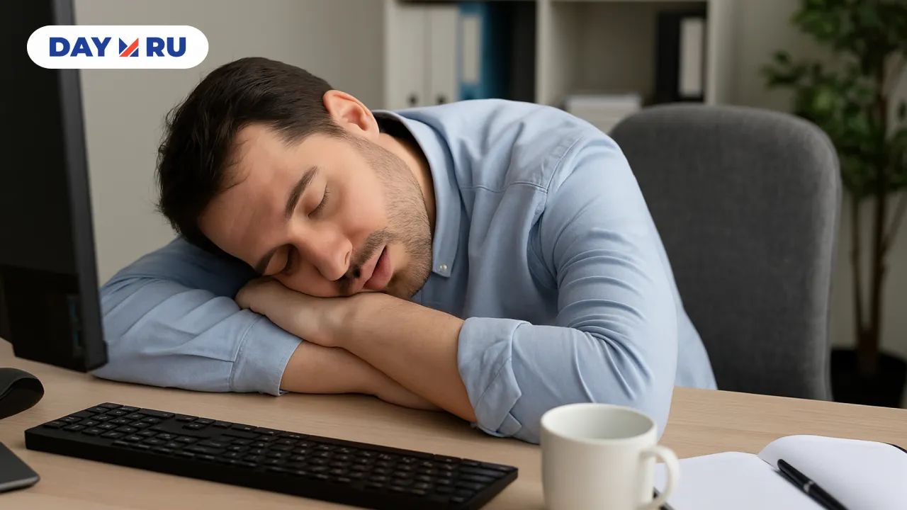 Сон на работе