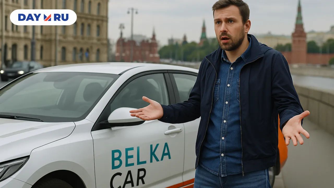 Мужчина и каршеринг