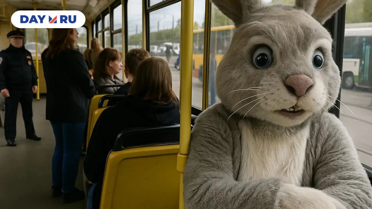 Заяц в общественном транспорте