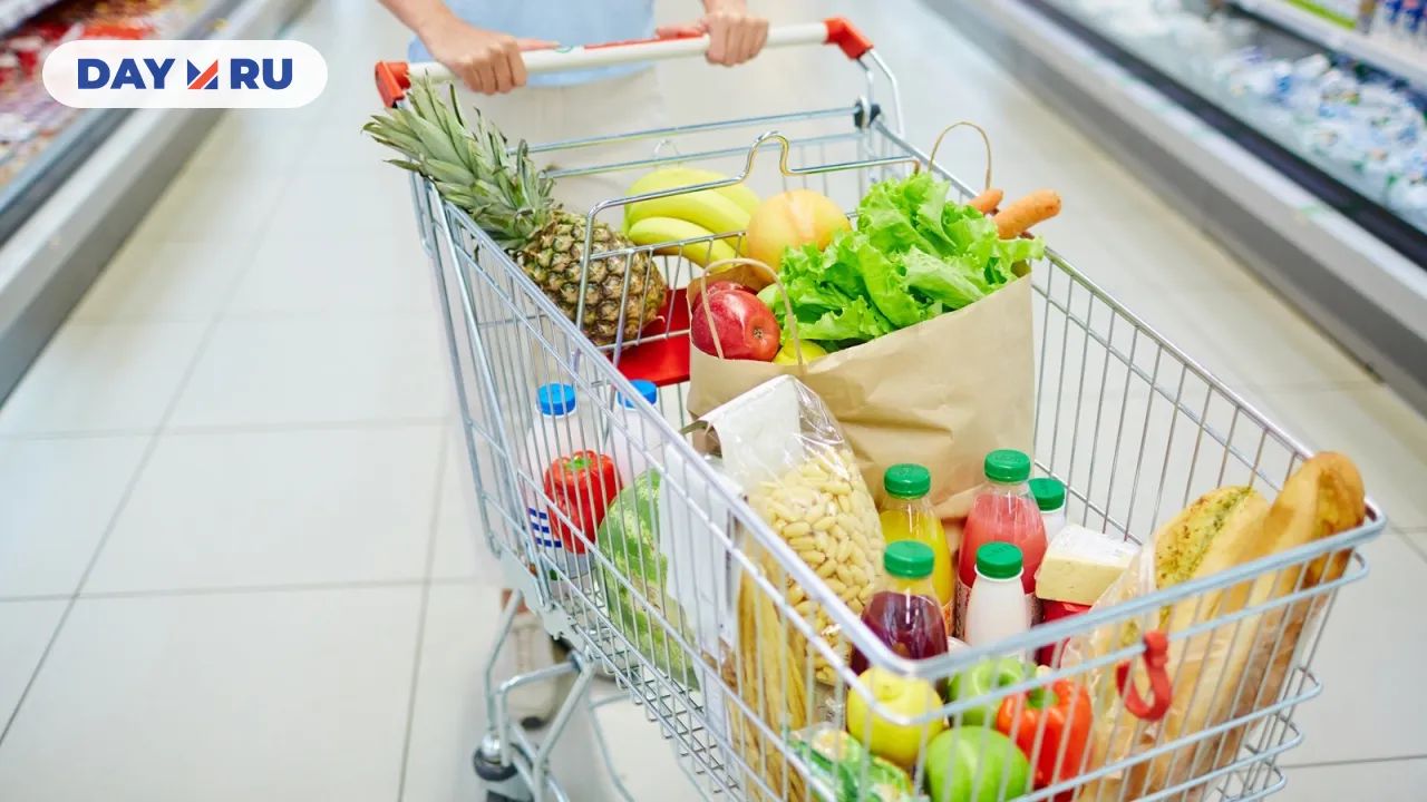 Продукты в супермаркете