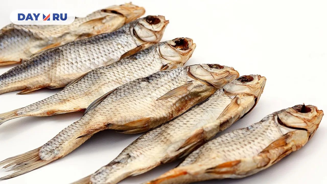 Сушёная плотва