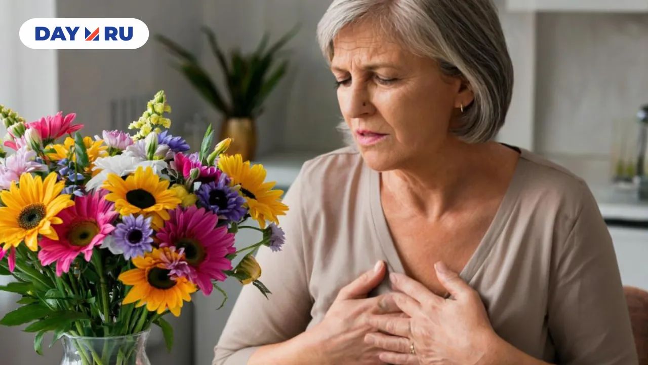 женщина болеет