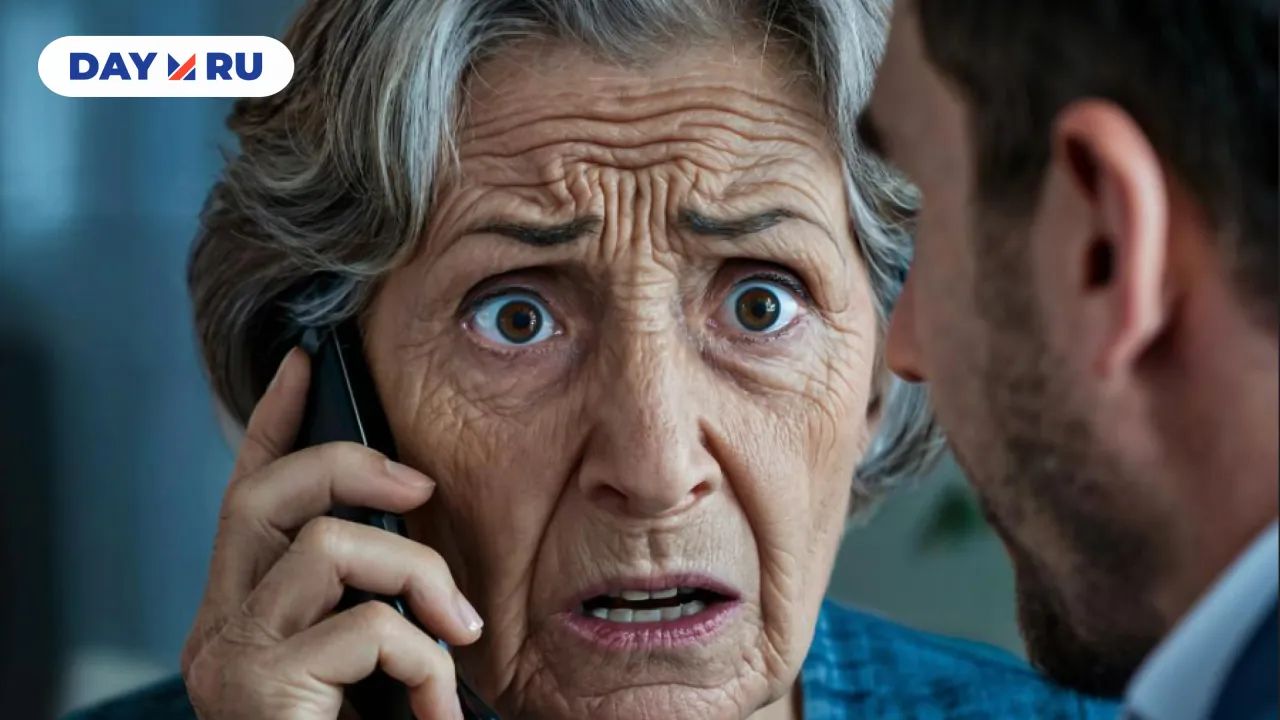 скамер и женщина