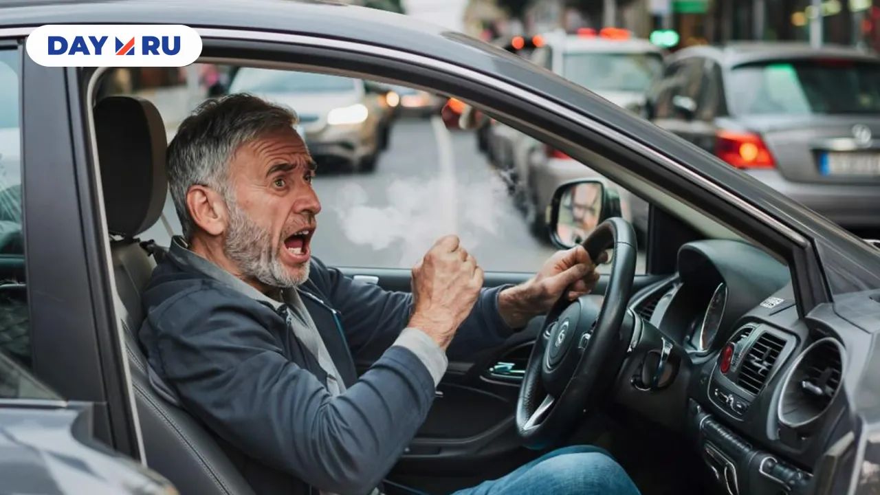 водитель ругается