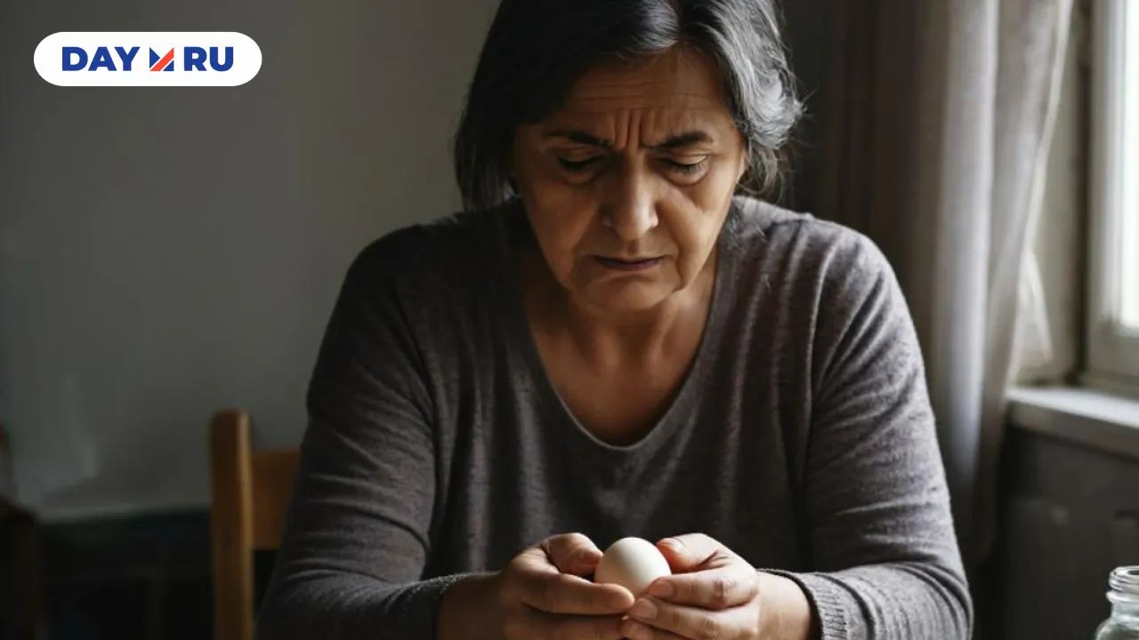 женщина с яйцами