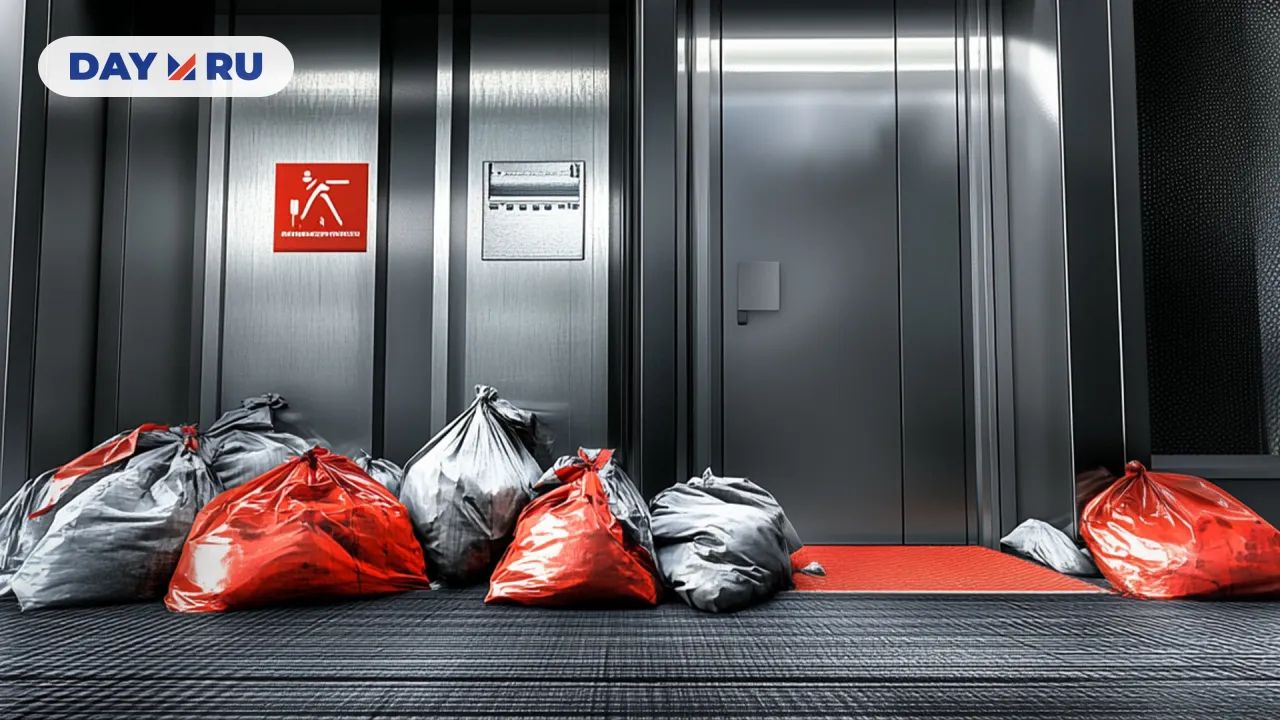 Мусор в подъезде