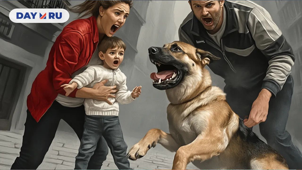 собака и ребенок