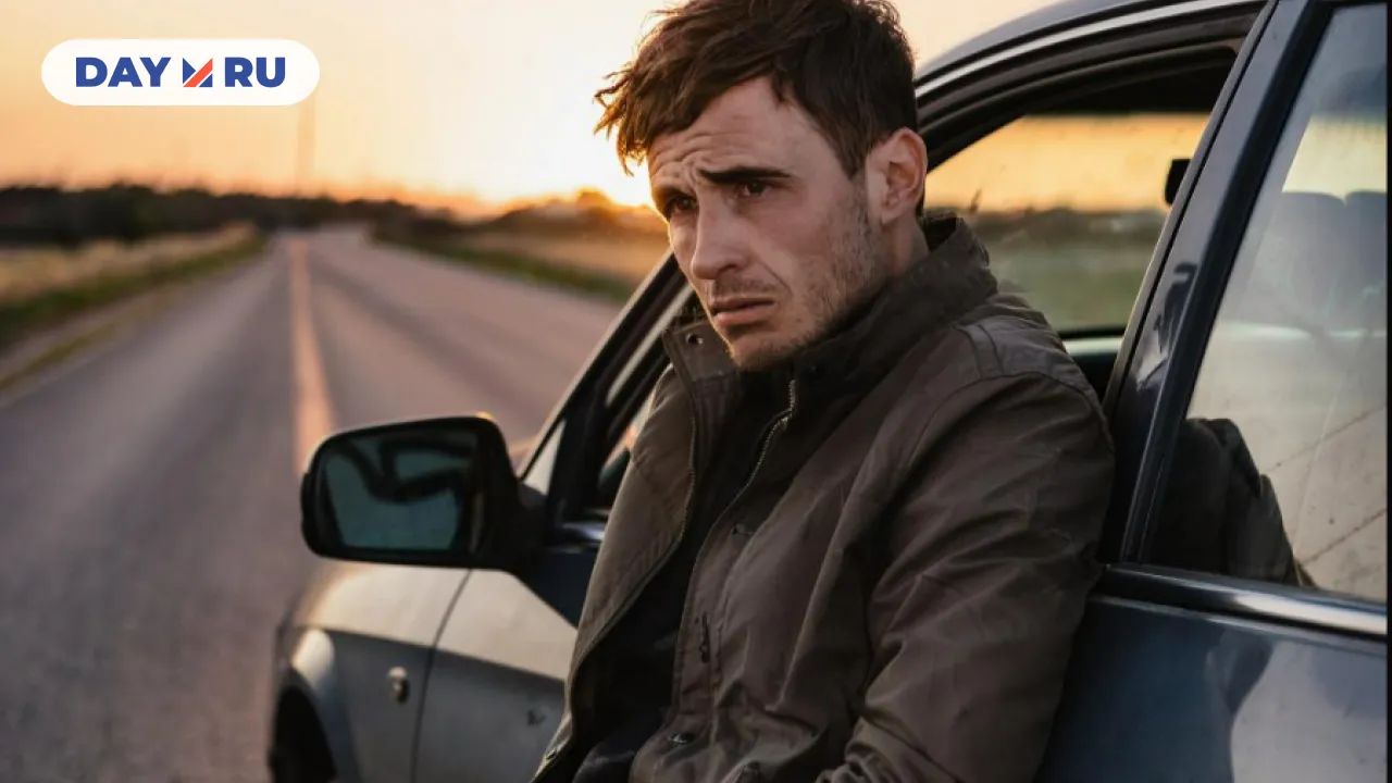 грустный водитель