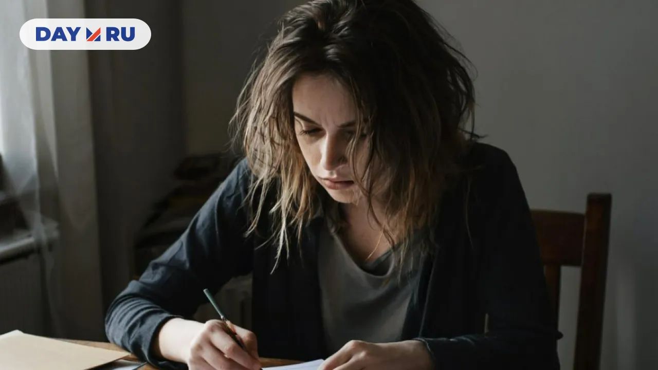 девушка с документами