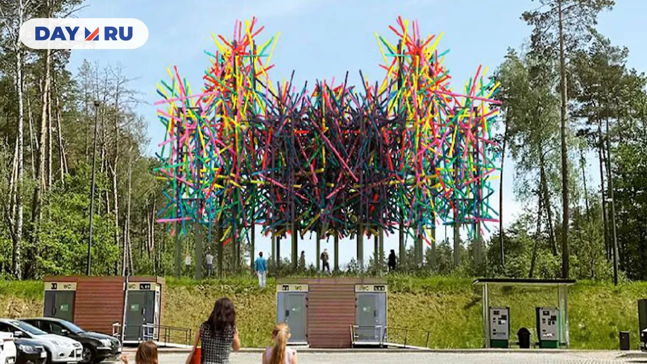 «Супрематический лес» Николая Полисского