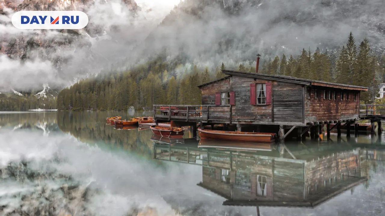 Аляска, лодки, озеро