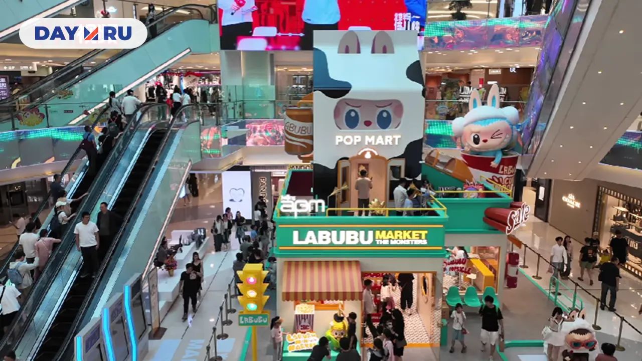 Магазин, где продают Лабубу