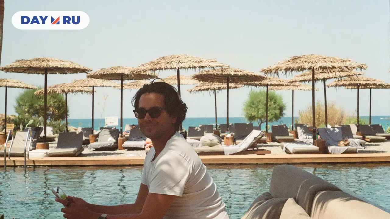 Мужчина на курорте