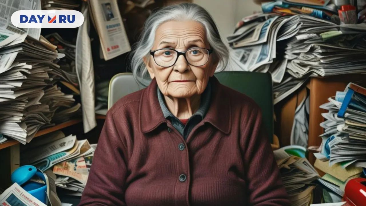 бабушка и хлам