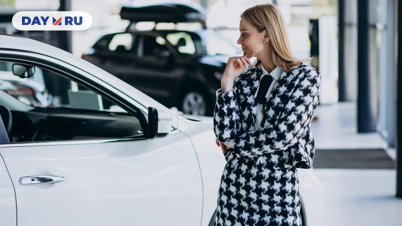 На парковке