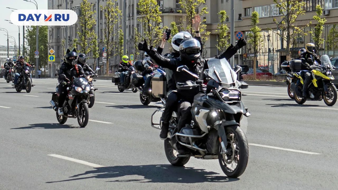 Байкеры в Москве