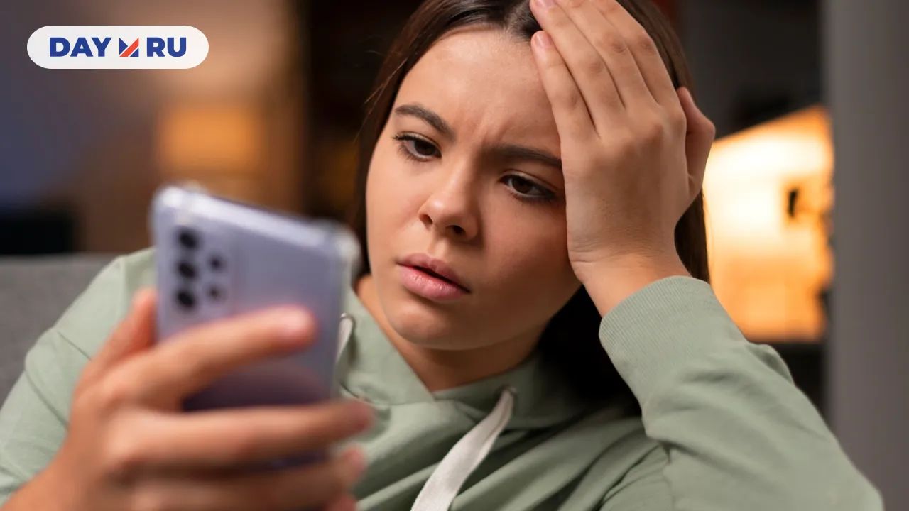 Девушка со смартфоном