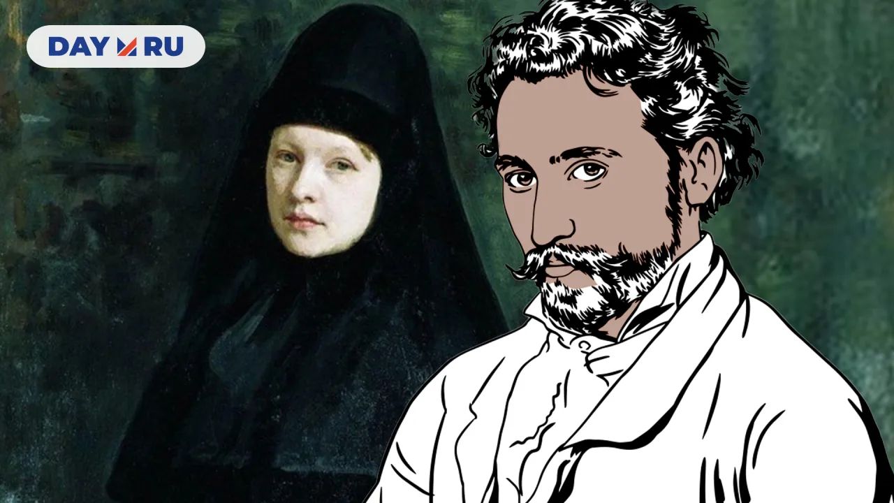 Илья Репин, картина «Монахиня»