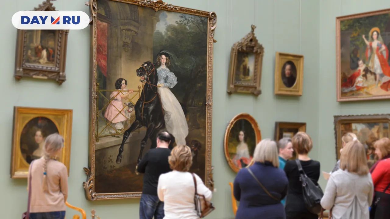 «Всадница» Карл Брюллов в Третьяковской галерее