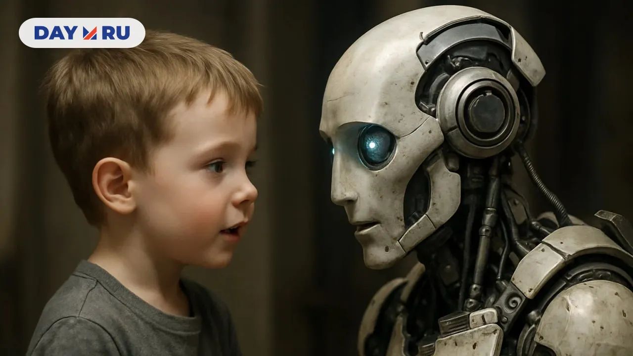 Ребенок, робот