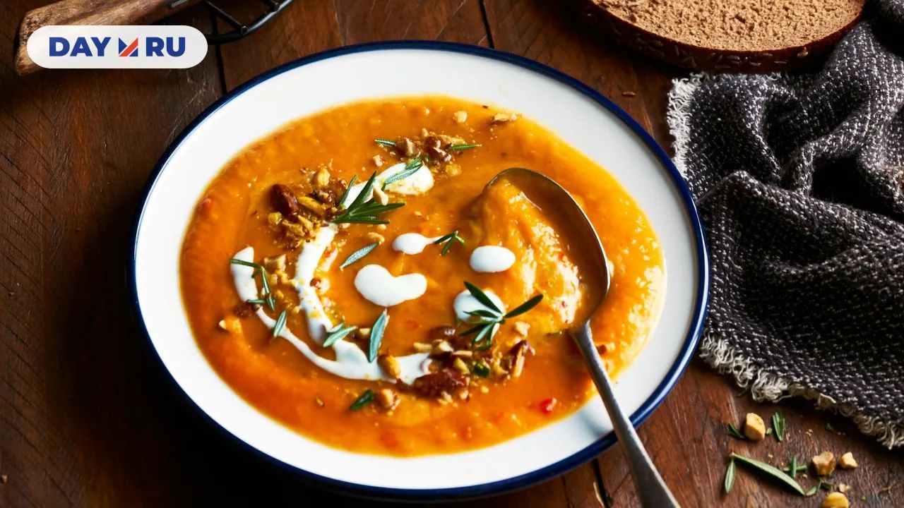  Суп-пюре с тыквой