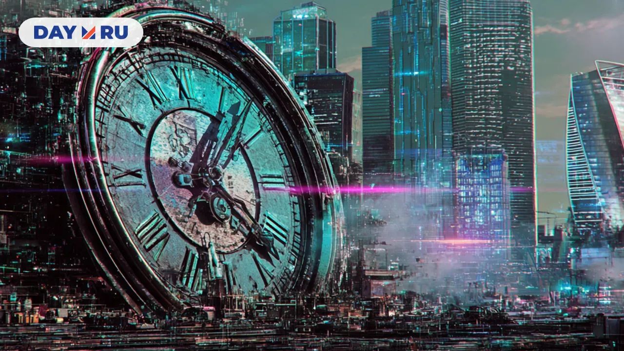 Часы, город