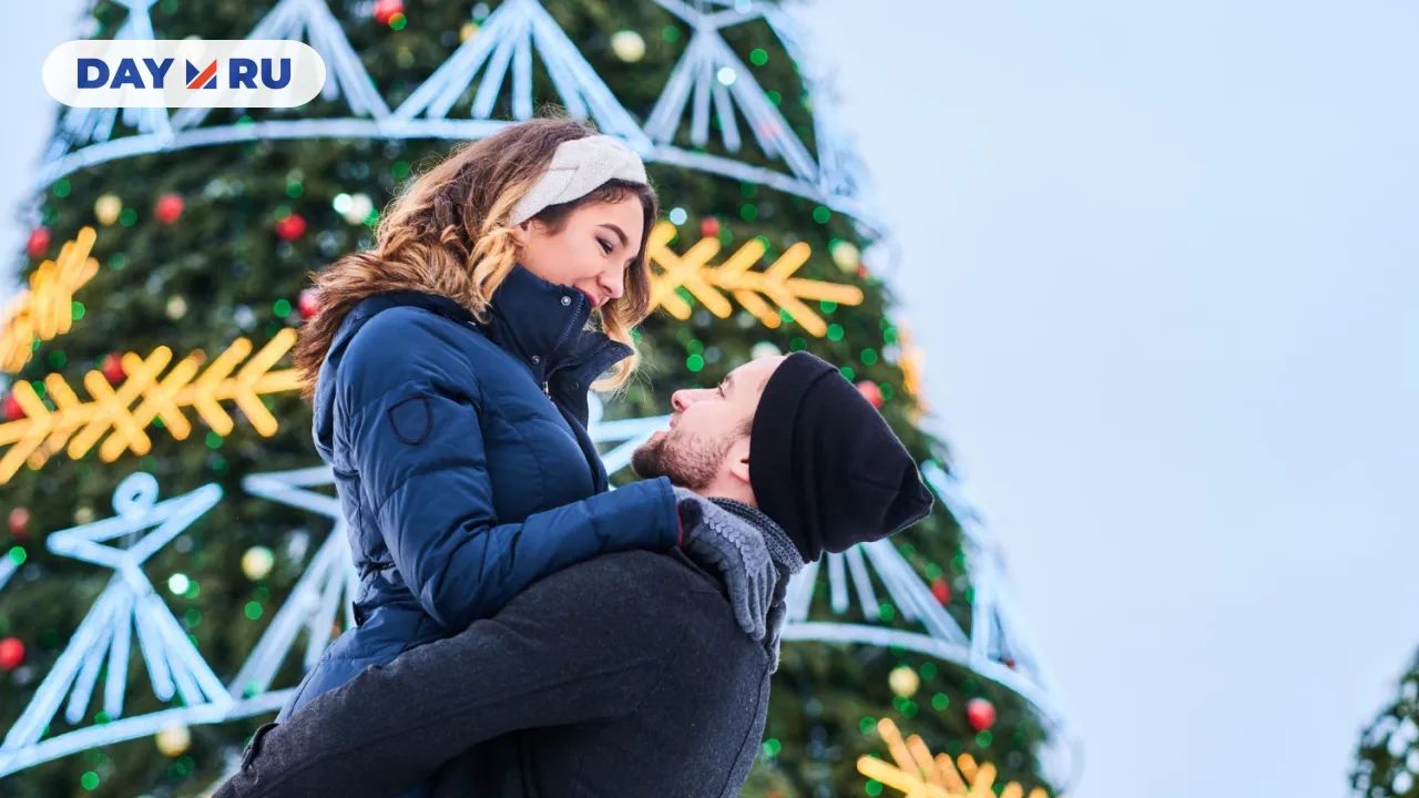 Новогодняя елка, люди