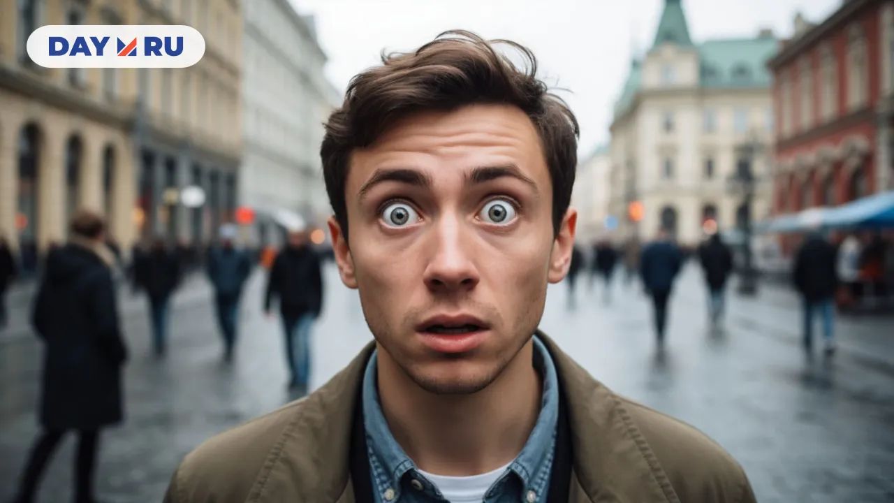 Удивленный человек