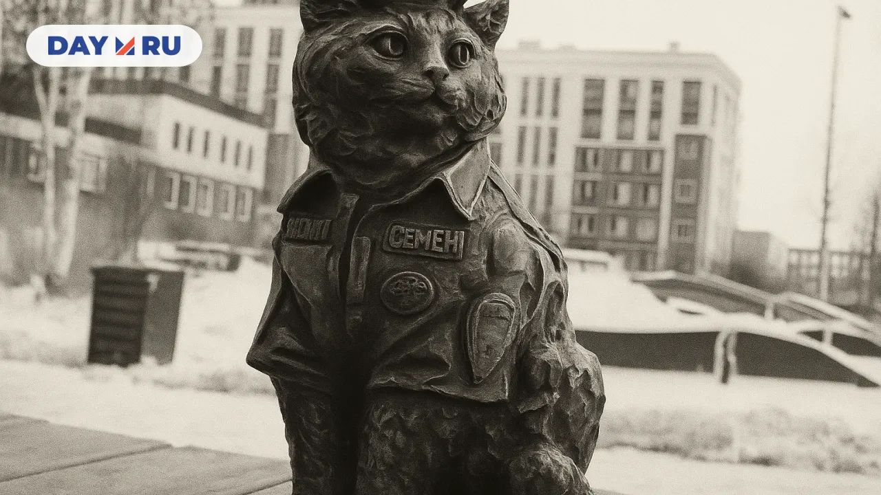 памятник коту