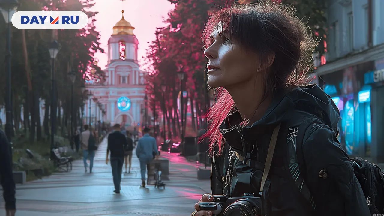 Город, турист