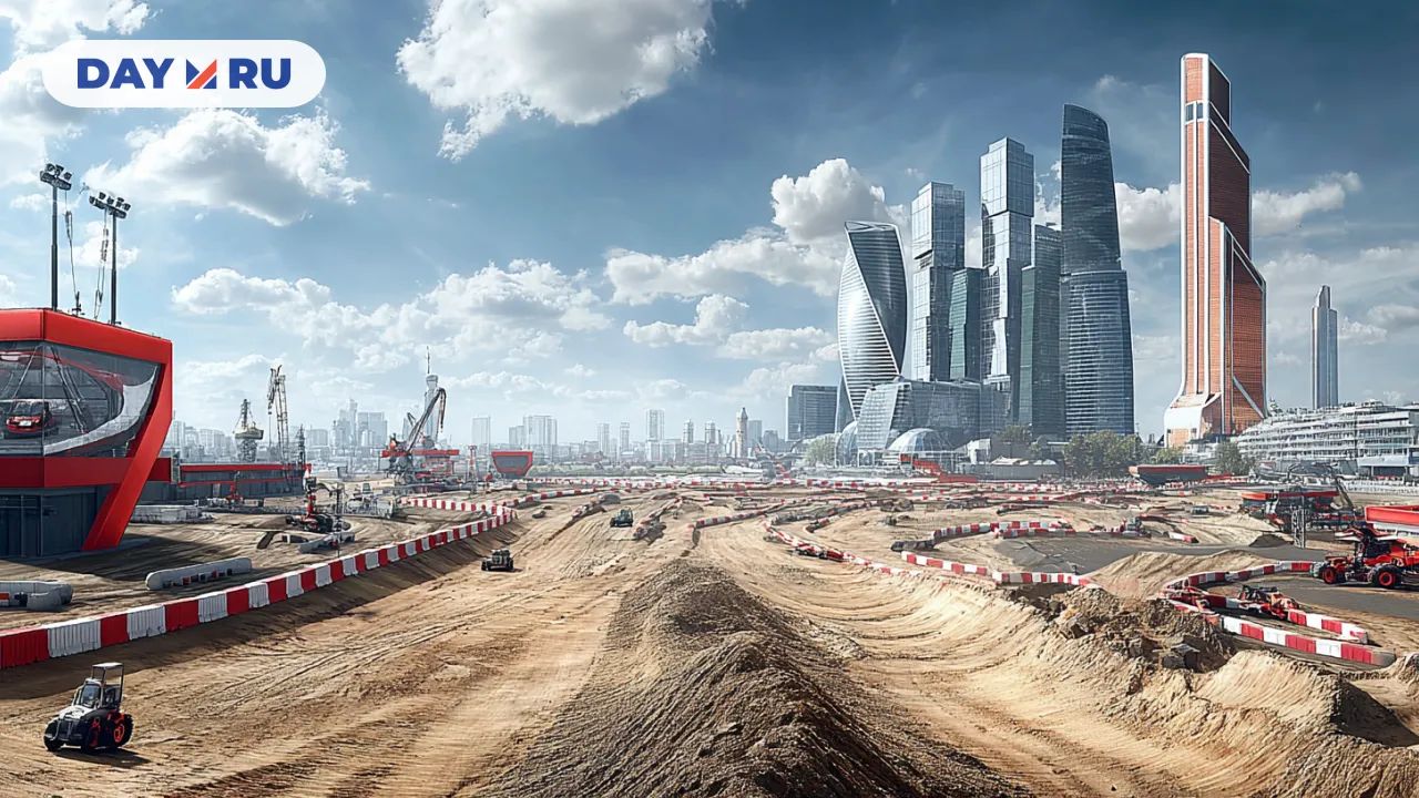 Строительство дороги, арт