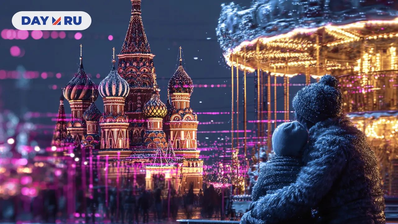 Семья, карусель