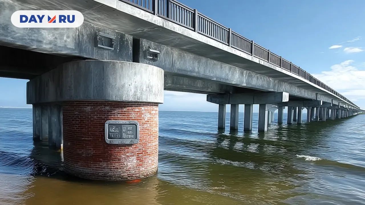 Арт, опора моста