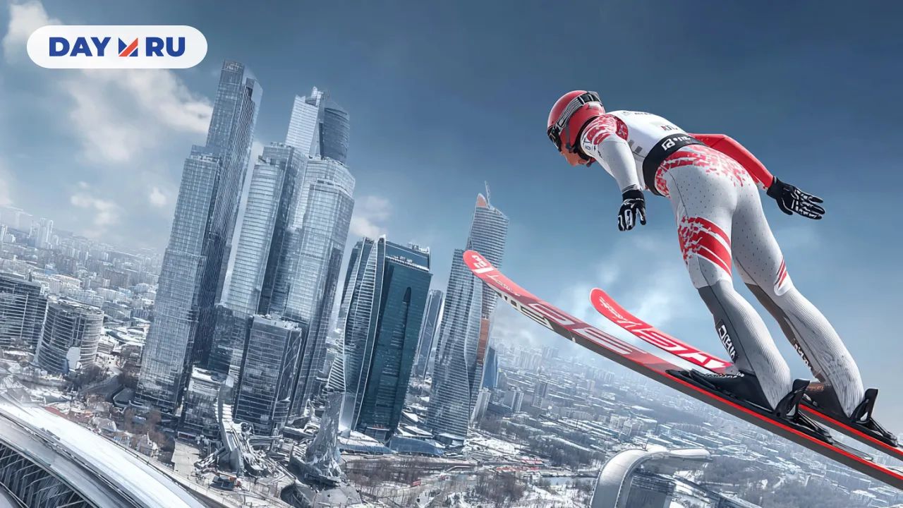 Арт, лыжник