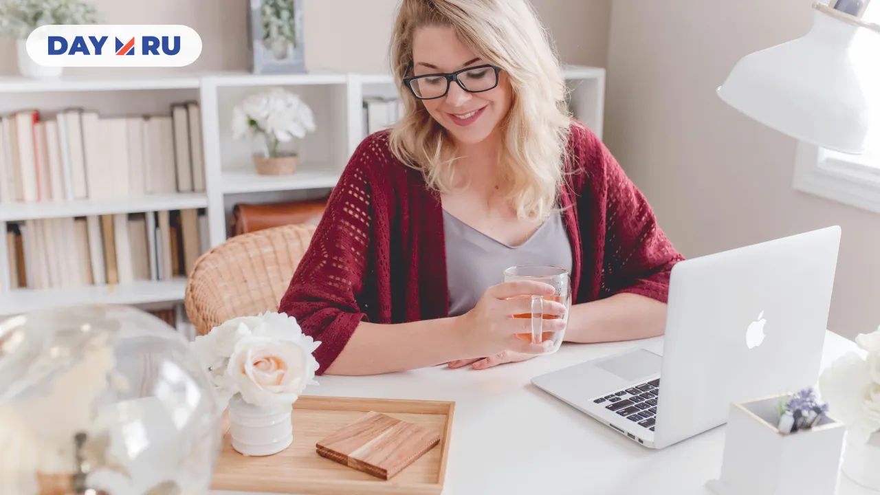 работа на ноутбуке