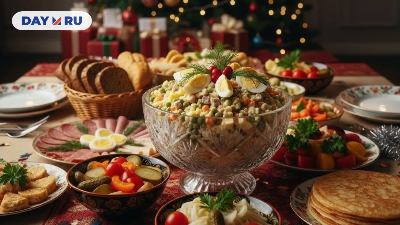 Оливье, Новый год