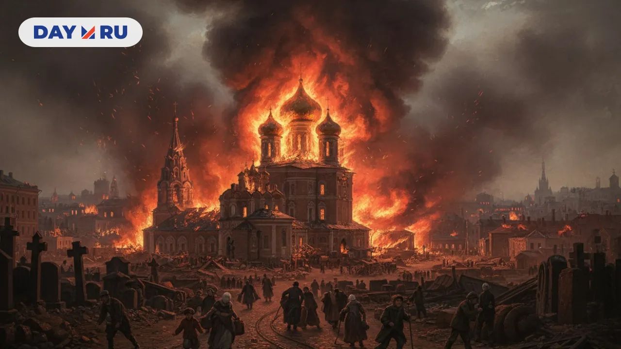 Пожар, Москва, 1812 год. Арт