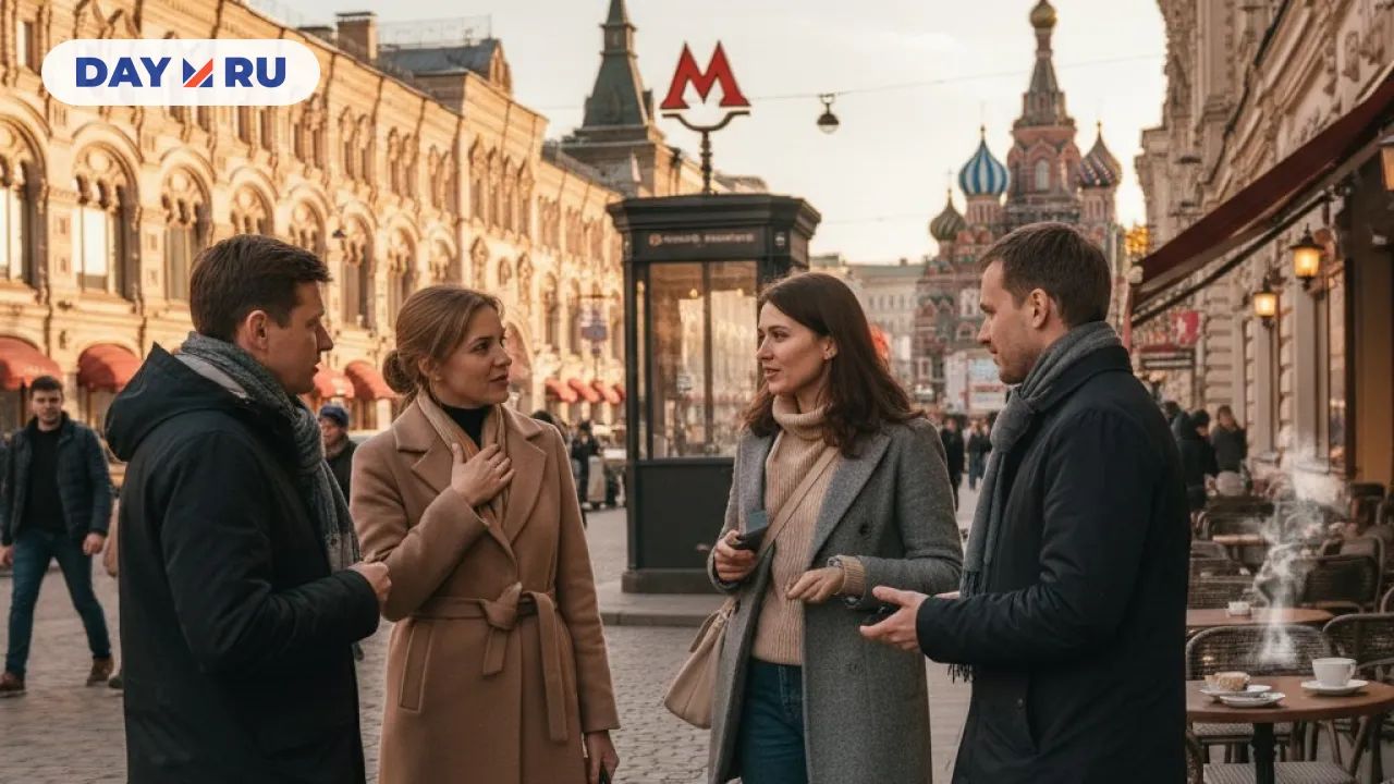 Москвичи, разговор