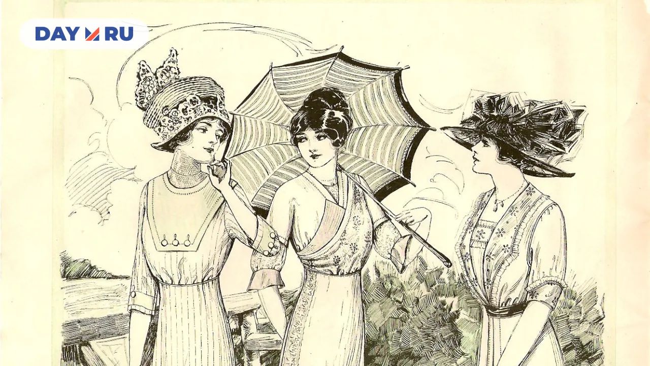 Иллюстрация из журнала «Standard Fashion Book»