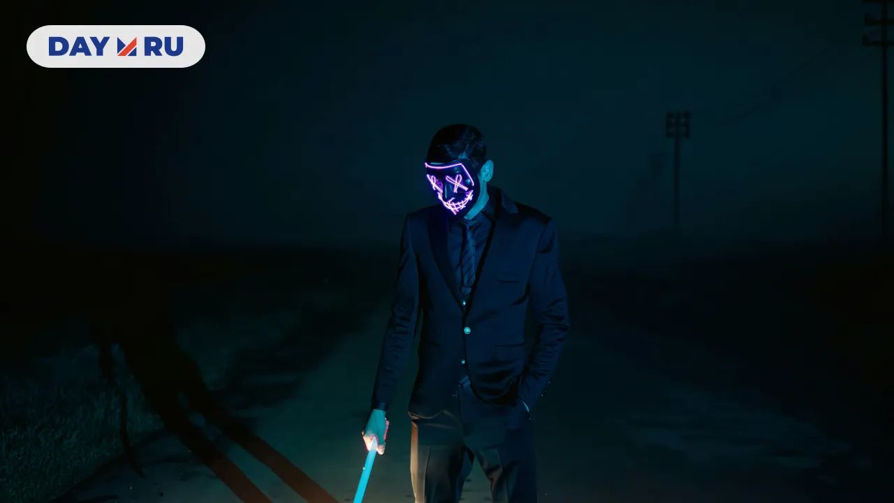 человек с маской