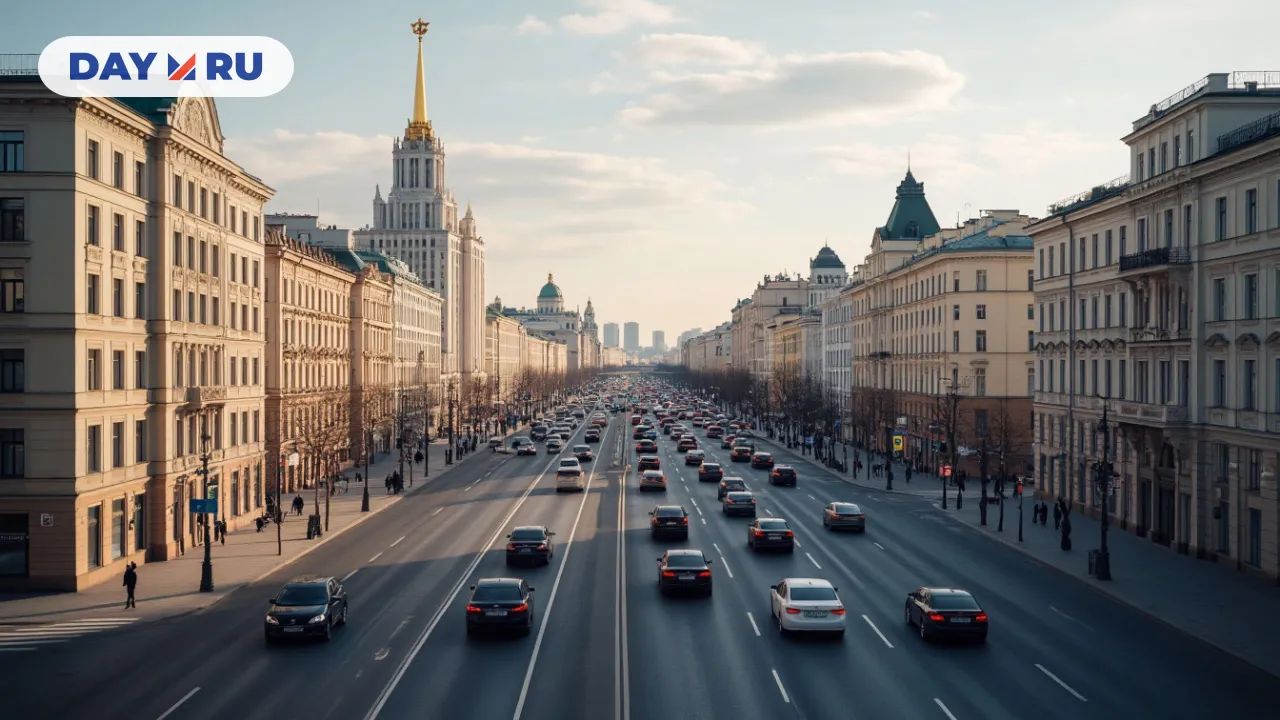 Дорога в Москве