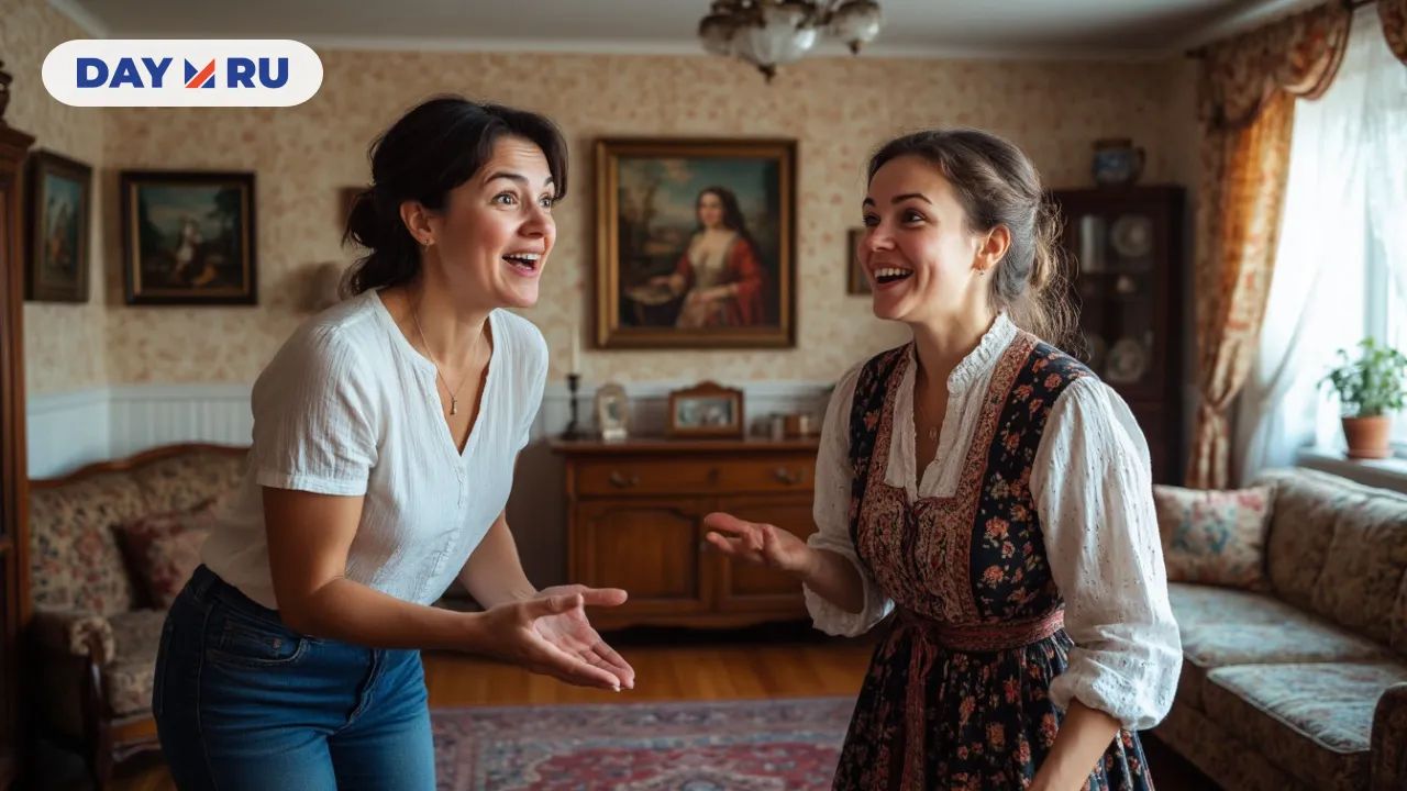 Американка и русская